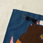 Guinea von Haustieren Schweine Illustrationen Pers Strandtuch (Beispiel)