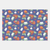 Guinea von Schweinen und Blume Geschenkpapier Set (Vorderseite 2)