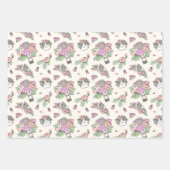 Guinea von Schweinen und Blume Geschenkpapier Set (Vorderseite 3)