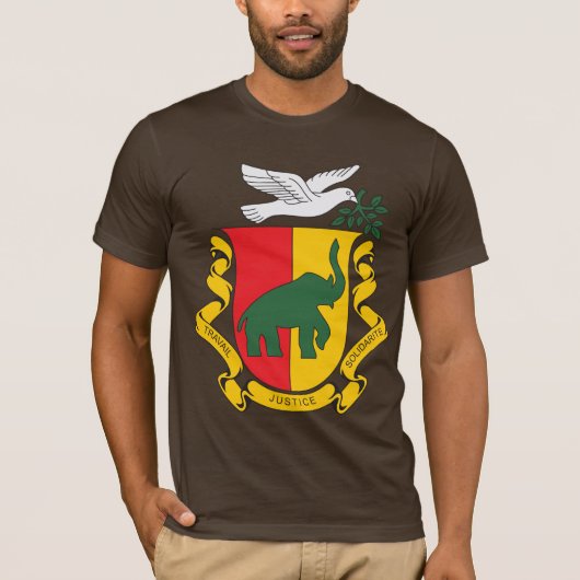 Guinea-Wappen (1958) T - Shirt (Vorderseite)