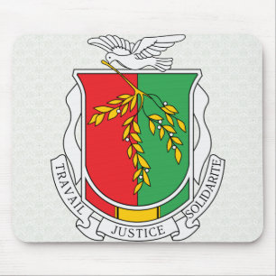 Guinea-Wappen Detail Mousepad