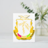 Guinea Wappen GN Postkarte (Stehend Vorderseite)