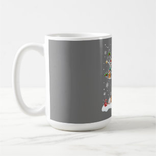 Guinea Weihnachten auf Winterbaumziege Lover Paj Kaffeetasse