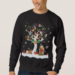 Guinea Weihnachten auf Winterbaumziege Lover Paj Sweatshirt