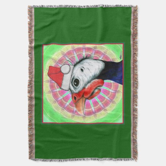 Guinea Weihnachten! Decke (Vorderseite Vertikal)