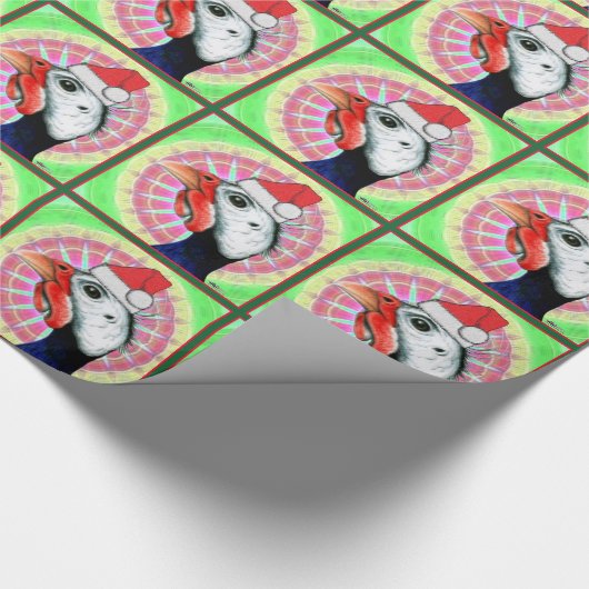 Guinea-Weihnachten! Geschenkpapier (Ecke)