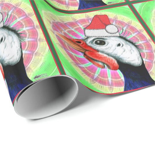 Guinea-Weihnachten! Geschenkpapier (Rolleneckpunkt)