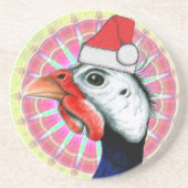 Guinea Weihnachten! Getränkeuntersetzer (Vorne)