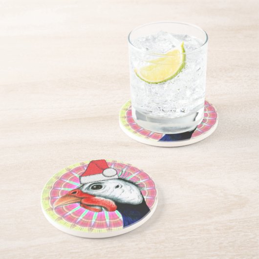 Guinea Weihnachten! Getränkeuntersetzer (Seite)