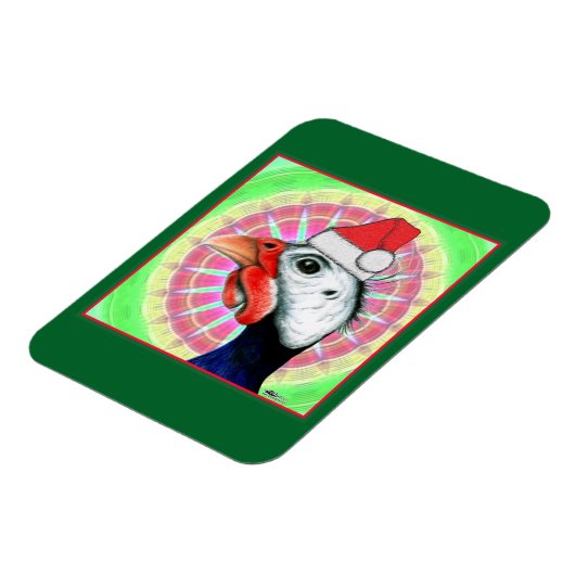 Guinea Weihnachten! Magnet (Linke Seite)