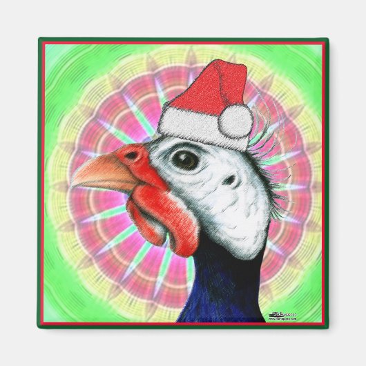 Guinea Weihnachten! Magnet (Vorne)