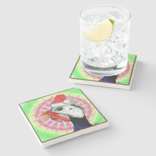 Guinea Weihnachten! Steinuntersetzer