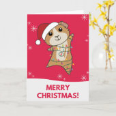 Guinea Weihnachts-Weihnachtswinterkarte Karte (Gelbe Blume)