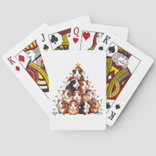 Guinea Weihnachtsbaum Frohe Weihnachten Weihnachte Spielkarten