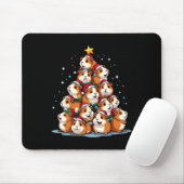Guinea Weihnachtsbaum Funny Cavy Urlaub Mousepad (Mit Mouse)