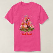 Guinea Weihnachtsbaum Lichter Niedliche Weihnachts T-Shirt (Design vorne)