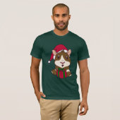 Guinea Weihnachtsfeiertag Spaß T-Shirt (Vorne ganz)