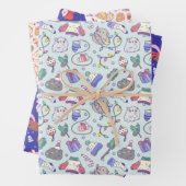 Guinea Weihnachtsgeschmack Set 3 Geschenkpapier Set (Beispiel)