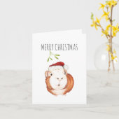 Guinea Weihnachtskarte Karte (Gelbe Blume)