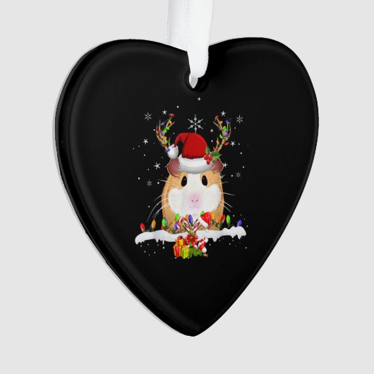 Guinea Weihnachtsweihe Weihnachtsweihe Weihnachtsl Ornament (Vorderseite)