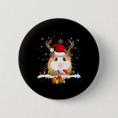 Guinea Weihnachtsweihnachtsleuchten Button (Vorderseite)