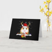 Guinea Weihnachtsweihnachtsleuchten Karte (Gelbe Blume)