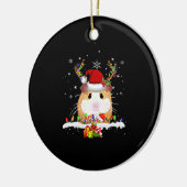 Guinea Weihnachtsweihnachtsleuchten Keramik Ornament (Links)