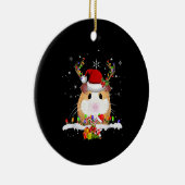 Guinea Weihnachtsweihnachtsleuchten Keramik Ornament (Rechts)