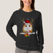 Guinea Weihnachtsweihnachtsleuchten T-Shirt (Vorderseite)