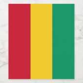 Guinea Weinetikett (Einzelnes Label)
