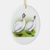 Guinea: Weiß Keramik Ornament (Rechts)
