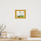 Guinea: weiß poster (Küche)