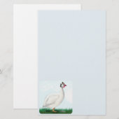 Guinea White Briefpapier (Vorne/Hinten)