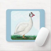 Guinea White Mousepad (Mit Mouse)