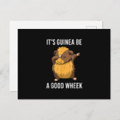 Guinea zu trinken ist eine gute Guinea Postkarte (Vorne/Hinten)