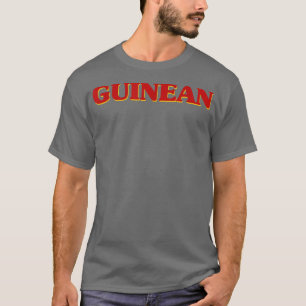 Guinean DNA Roots Ästhetische Nationalität Pride H T-Shirt