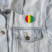 guineische Flagge, Flagge der Guinea Button (Beispiel)