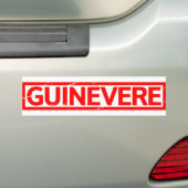 Guinevere Briefmarke Autoaufkleber (Auf Auto)