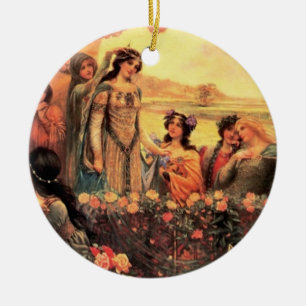 Guinevere in Camelot Keramikornament