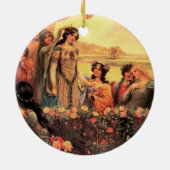 Guinevere in Camelot Keramikornament (Hinten)