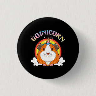 Guinicorn Guinea Pig Unicorn Kostüm Button