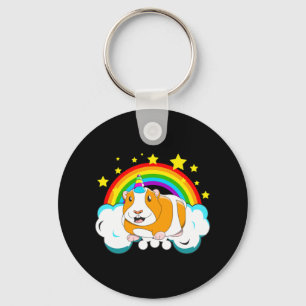 Guinicorn Guinea Pig Unicorn Regenbogen Schlüsselanhänger