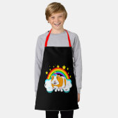 Guinicorn Guinea Pig Unicorn Regenbogen Schürze (Getragen)