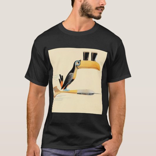 Guinness Darts Tukan T-Shirt (Vorderseite)