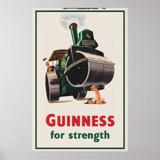 Guinness for Strength Poster Druck John Gilroy (Vorne)