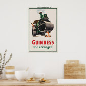 Guinness for Strength Poster Druck John Gilroy (Küche)