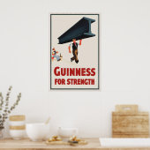 Guinness For Strength Poster Druck  John Gilroy (Küche)