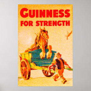 Guinness Für Stärke Poster
