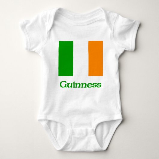 Guinness-Iren-Flagge Baby Strampler (Vorderseite)