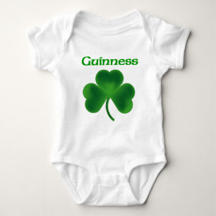 Guinness-Kleeblatt Baby Strampler